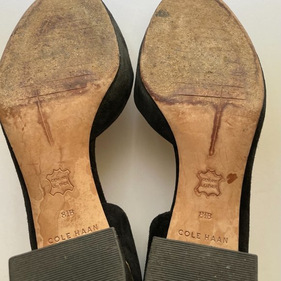 Black Cole Haan Heels Size 8.5 - Picture 3 of 4